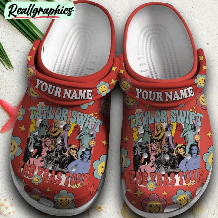 taylor swift crocs comfortable clogs crocband shoes, swift team gifts