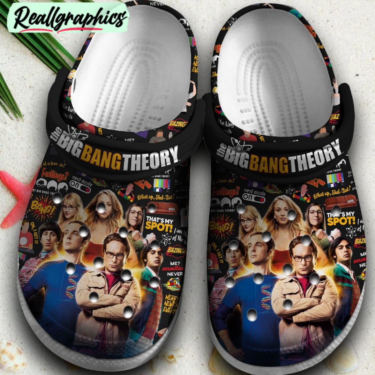 the big bang theory tv series classic crocs for men women