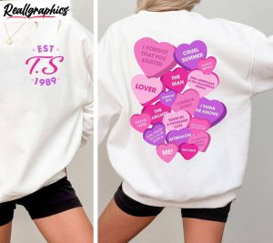 valentines taylor version shirt, heart love sweater long sleeve
