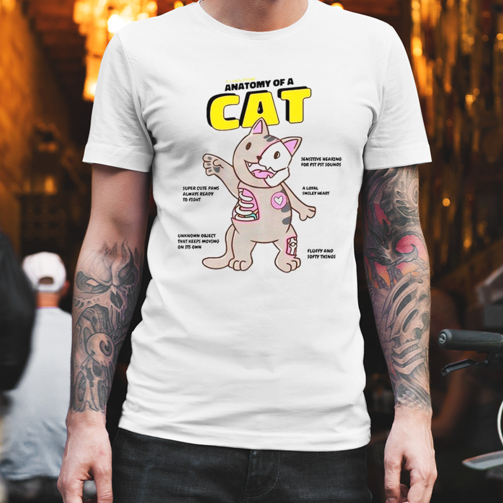 yujin cat anatomy shirt