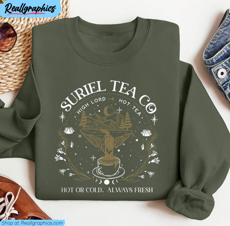 acotar bookish sweatshirt , funny suriel tea co unisex shirt