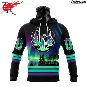 ahl coachella valley firebirds special design with northern lights hoodie