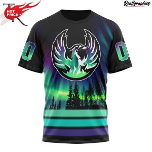 ahl coachella valley firebirds special design with northern lights hoodie