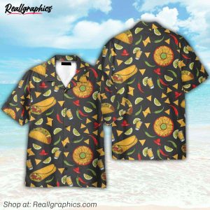 mexican food funny button's up shirts hawaiian shirt