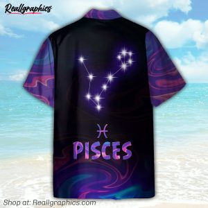 pisces horoscope funny button's up shirts hawaiian shirt