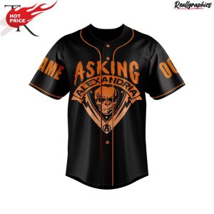 asking alexandria i won't let you be the death of me custom baseball jersey