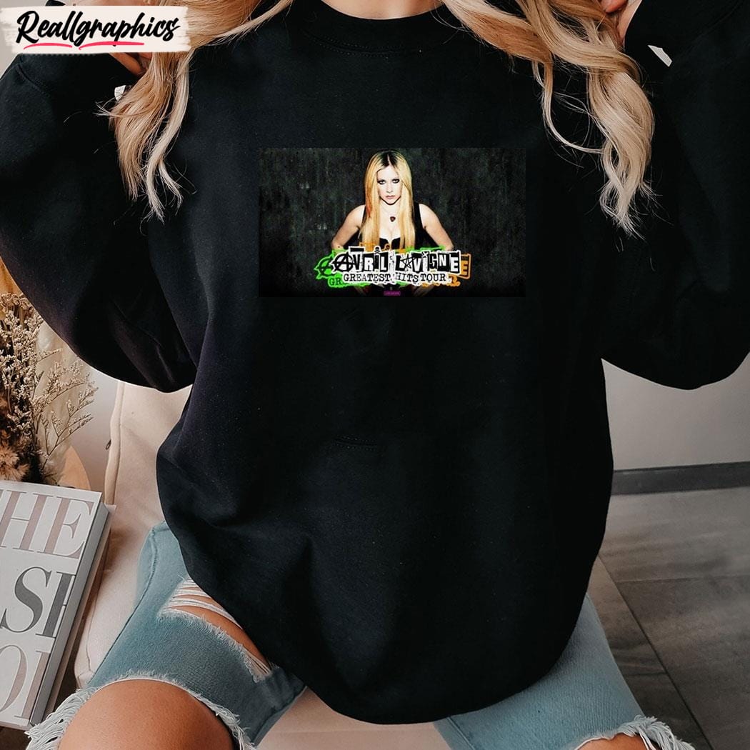 avril lavigne greatest hits tour 2024 unisex shirt