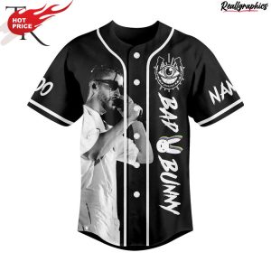 bad bunny ready for the most wanted tour custom baseball jersey