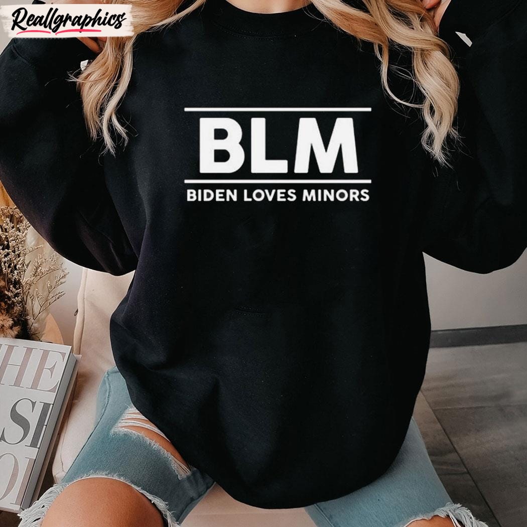 blm biden loves minors unisex shirt