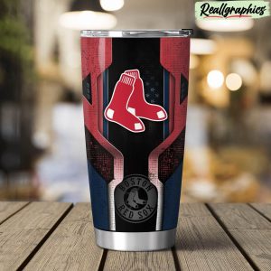 boston red sox 3d travel stainless steel tumbler