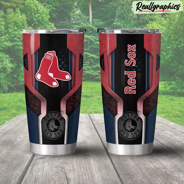 boston red sox 3d travel stainless steel tumbler