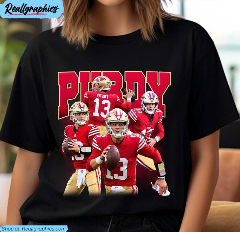 brock purdy shirt, purdy niners long sleeve crewneck