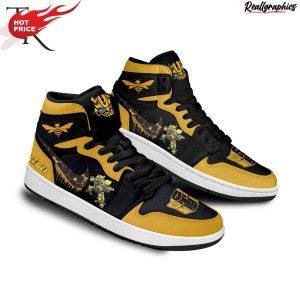 bumblebee air jordan 1 hightop sneaker boots