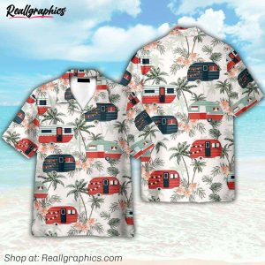 caravan tropical vintage button's up shirts, hawaiian shirt
