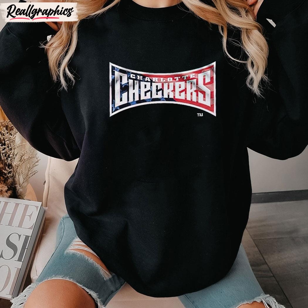 charlotte checkers 4th of july unisex shirt