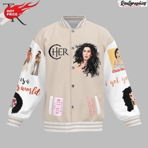cher women are the real architects of society baseball jacket