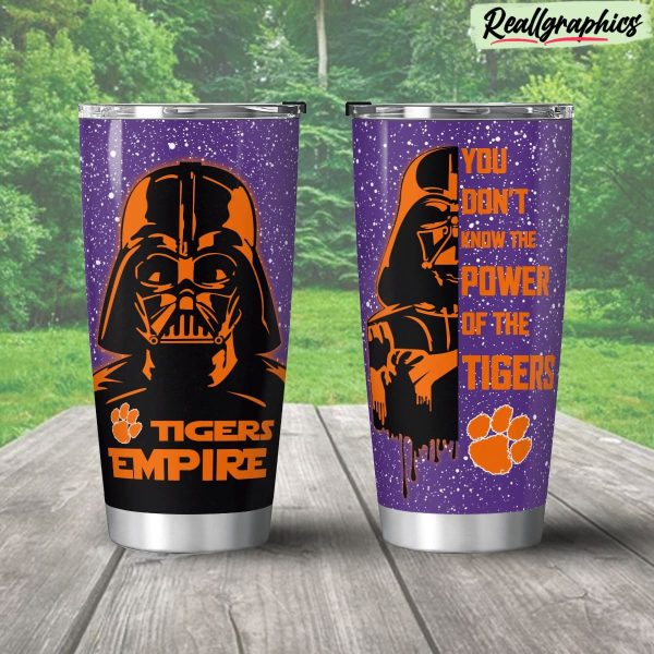 clemson tigers empire stainless steel tumbler