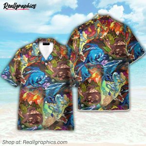 art elements dragon hawaiian shirt qt306044