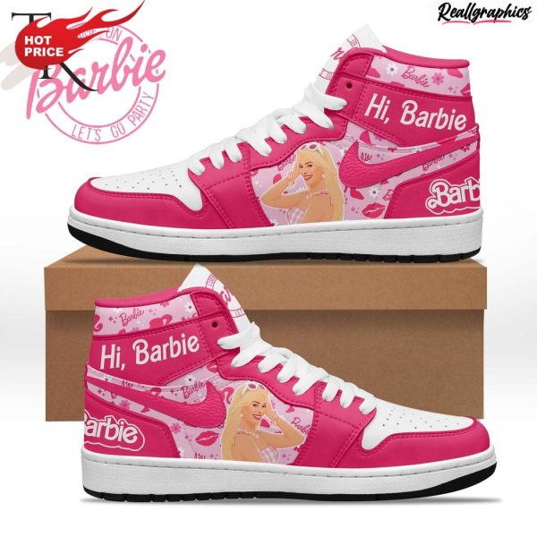 come on barbie let's go party air jordan 1 hightop sneaker boots