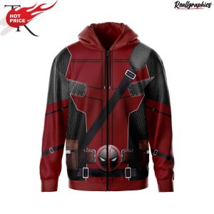 cosplay deadpool 3d unisex hoodie