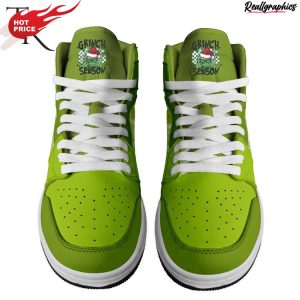 custom name the grinch air jordan 1 hightop sneaker boots