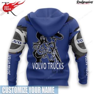 custom name volvo trucks for life hoodie