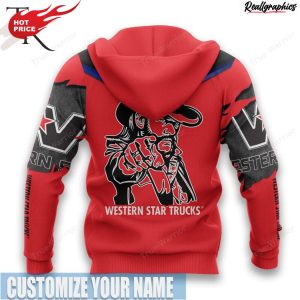 custom name western star trucks hoodie