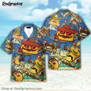 dancing tacos mexico style hawaiian shirt