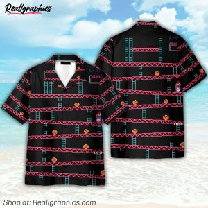 donkey kong gameplay hawaiian shirt
