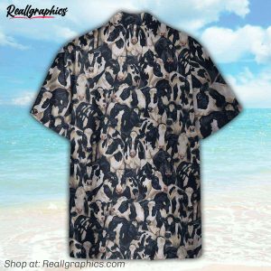 fat quarter cows farm hawaiian shirt