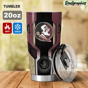 florida state seminoles 3d travel stainless steel tumbler