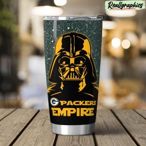 green bay packers empire stainless steel tumbler