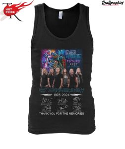 iron maiden the future past world tour 2024 49th anniversary 1975 - 2024 thank you for the memories unisex shirt