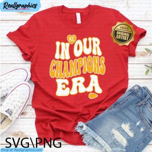 kansas city chiefs shirt, in our champions era crewneck short sleeve