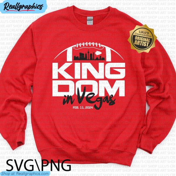 kansas city chiefs shirt, kc kingdom vegas long sleeve crewneck