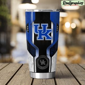 kentucky wildcats 3d travel stainless steel tumbler