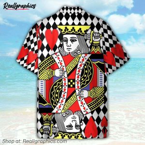 king of heart couple cosplay costume hawaiian shirt