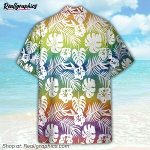 lgbt color summer vacation hawaiian shirt