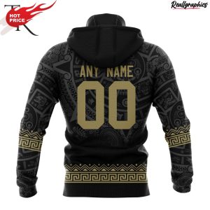 liga mx fc juarez special black and gold design with mexican eagle hoodie