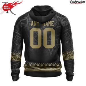 liga mx pumas unam special black and gold design with mexican eagle hoodie