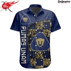 liga mx pumas unam special design concept hawaiian shirt