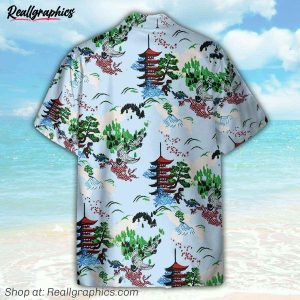 loot crate firefly mountain pattern hawaiian shirt