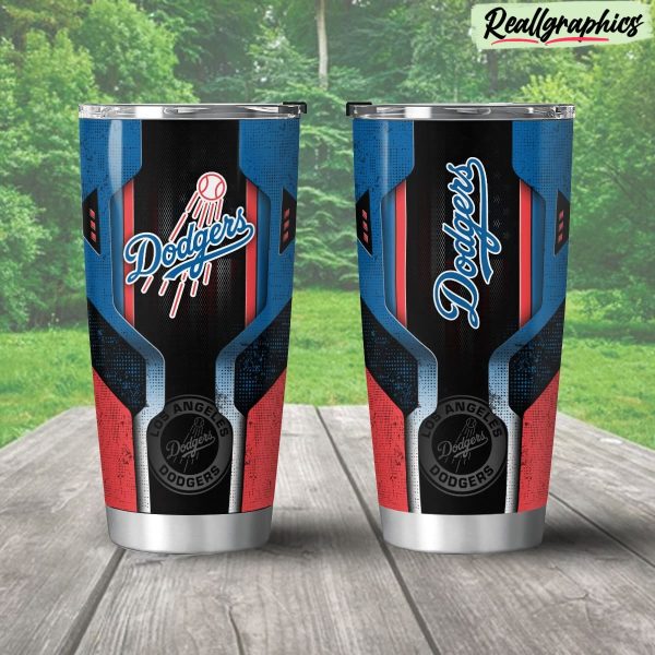 los angeles dodgers 3d travel stainless steel tumbler