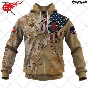 nba houston rockets marine corps special designs hoodie