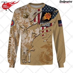 nba phoenix suns marine corps special designs hoodie