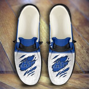 ncaa air force falcons custom name hey dude shoes, air force falcons gifts for fans