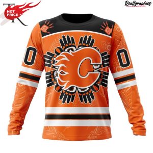 nhl calgary flames special national day for truth and reconciliation design hoodie