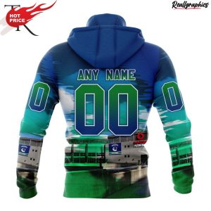 nhl vancouver canucks special design with rogers arena hoodie