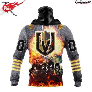 nhl vegas golden knights special mix kiss band design hoodie
