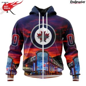 nhl winnipeg jets special design with canada life centre hoodie